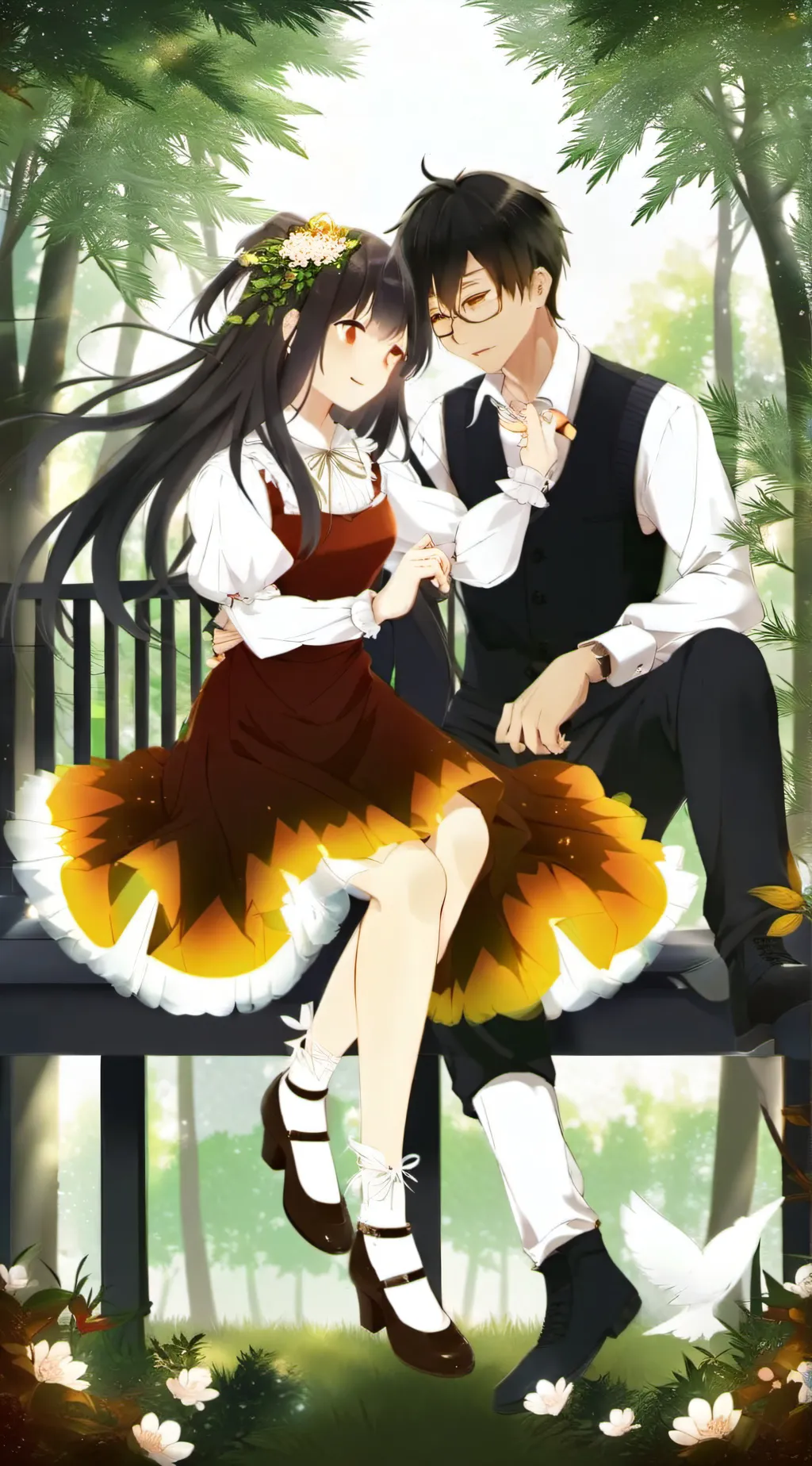 ai character: Einu♥️Eynie background