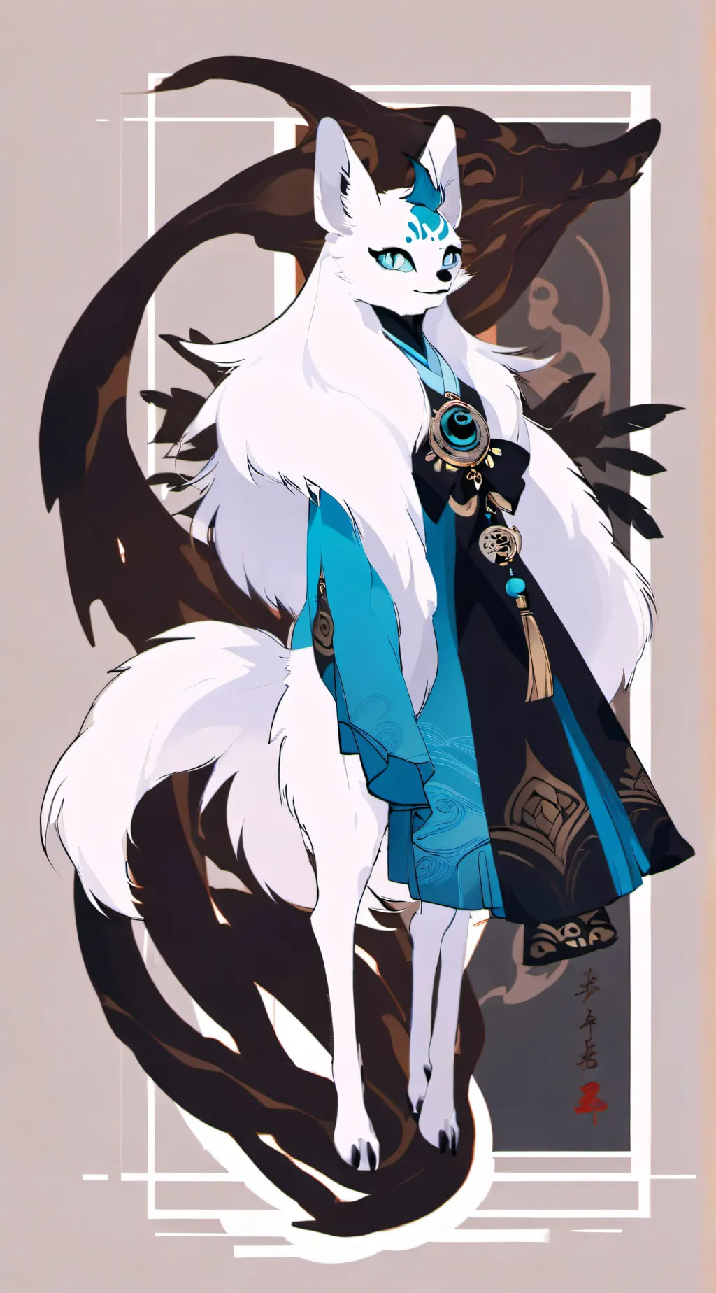 ai character: Neko seek background