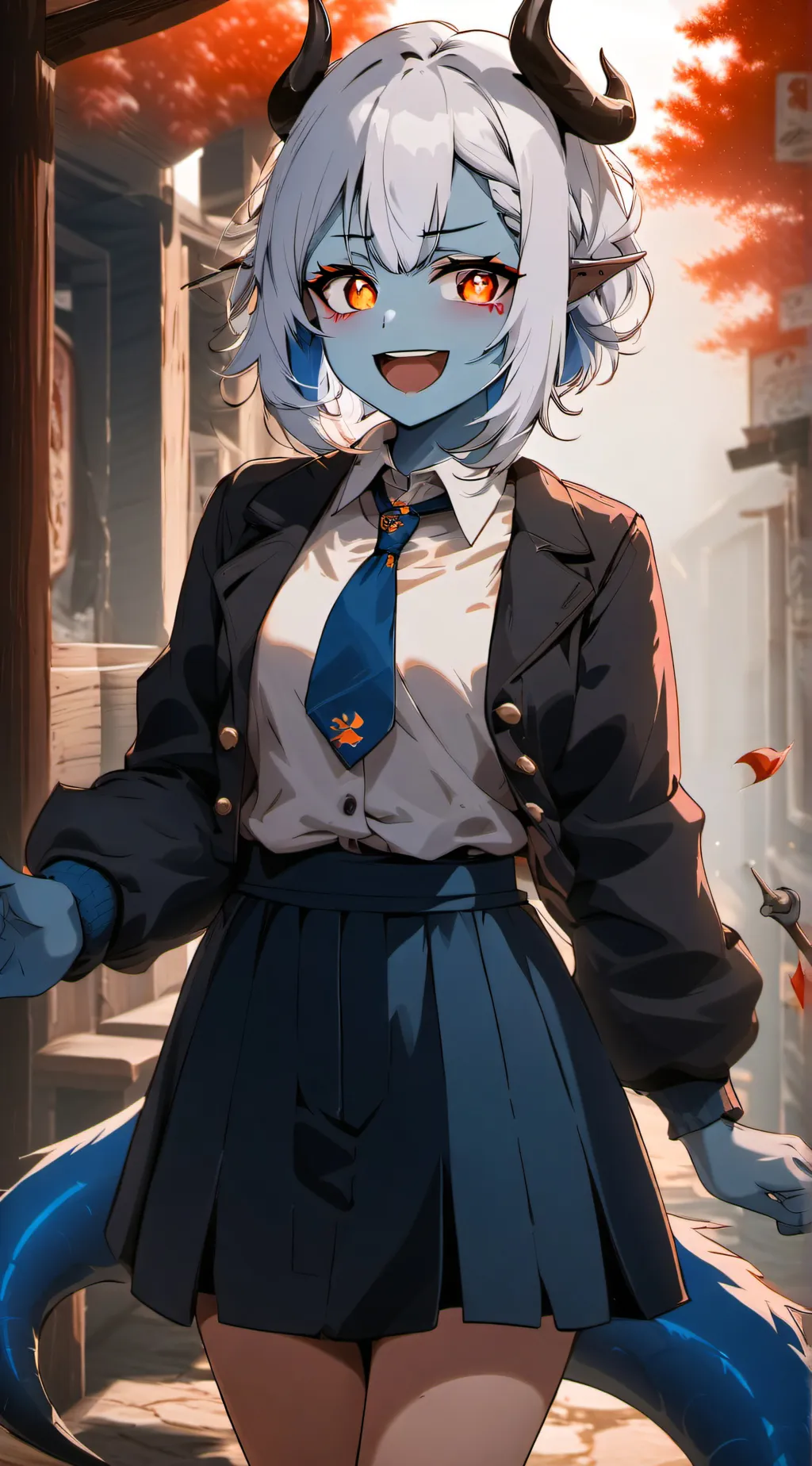 ai character: Aooni background