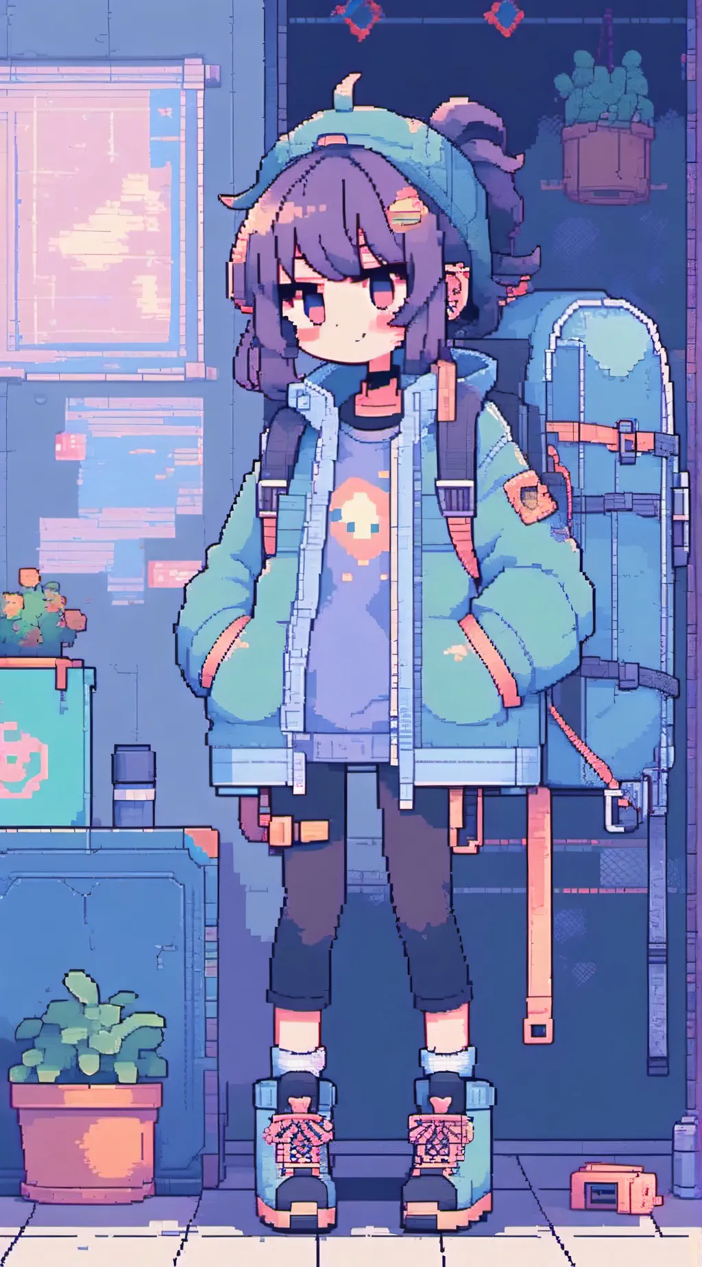 ai character: hima background