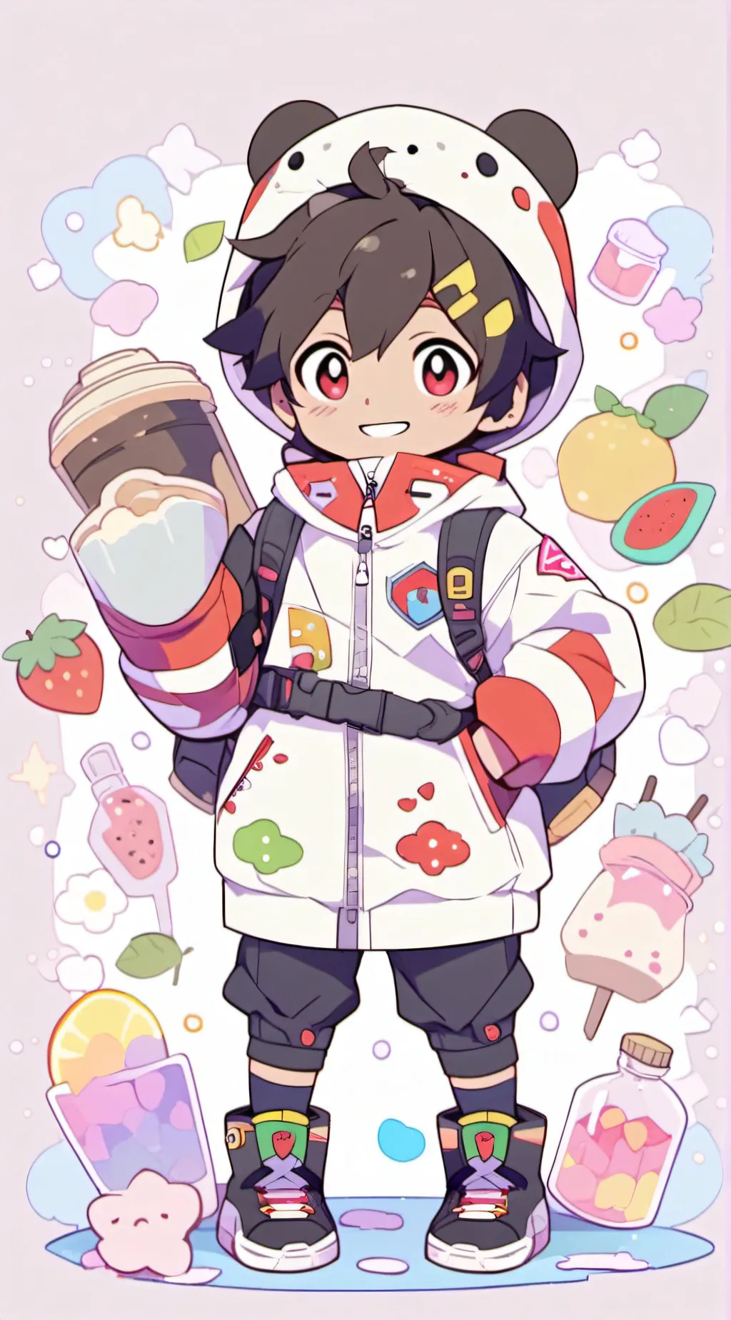 ai character: Genshin you ruri background