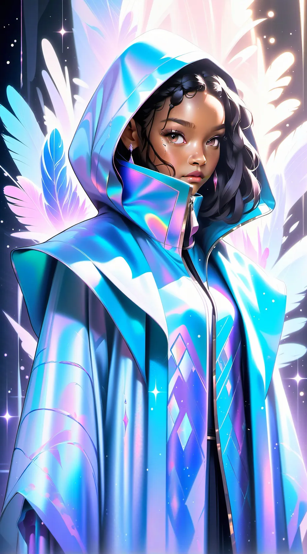 ai character: Amber  background