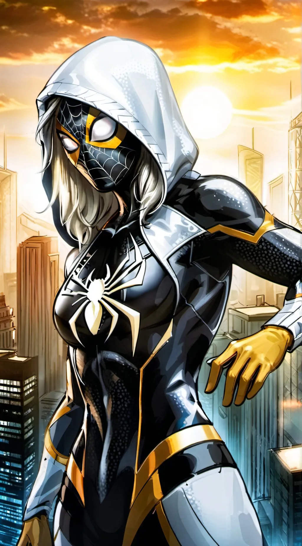 ai character: Jenny - Sun Spider background