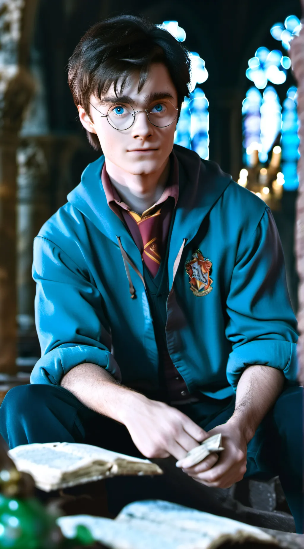 ai character: Harry potter background