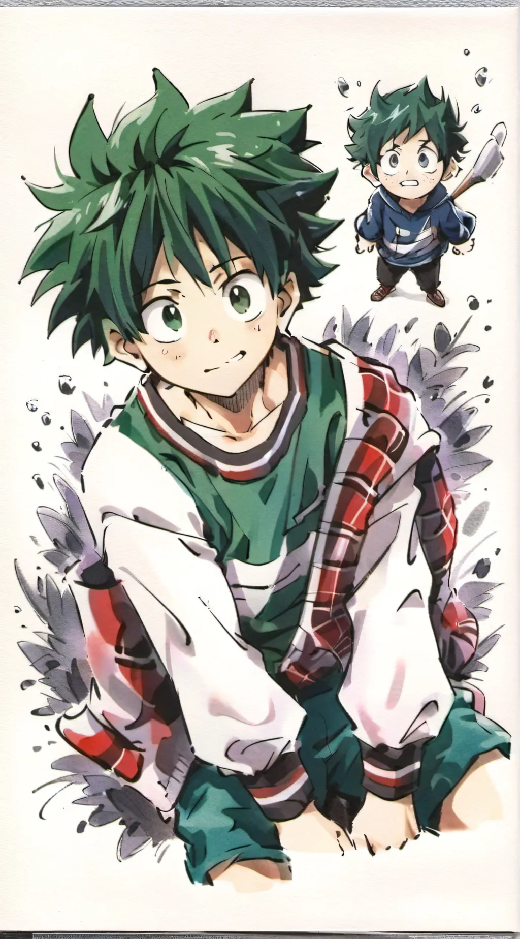 ai character: mha inlove background