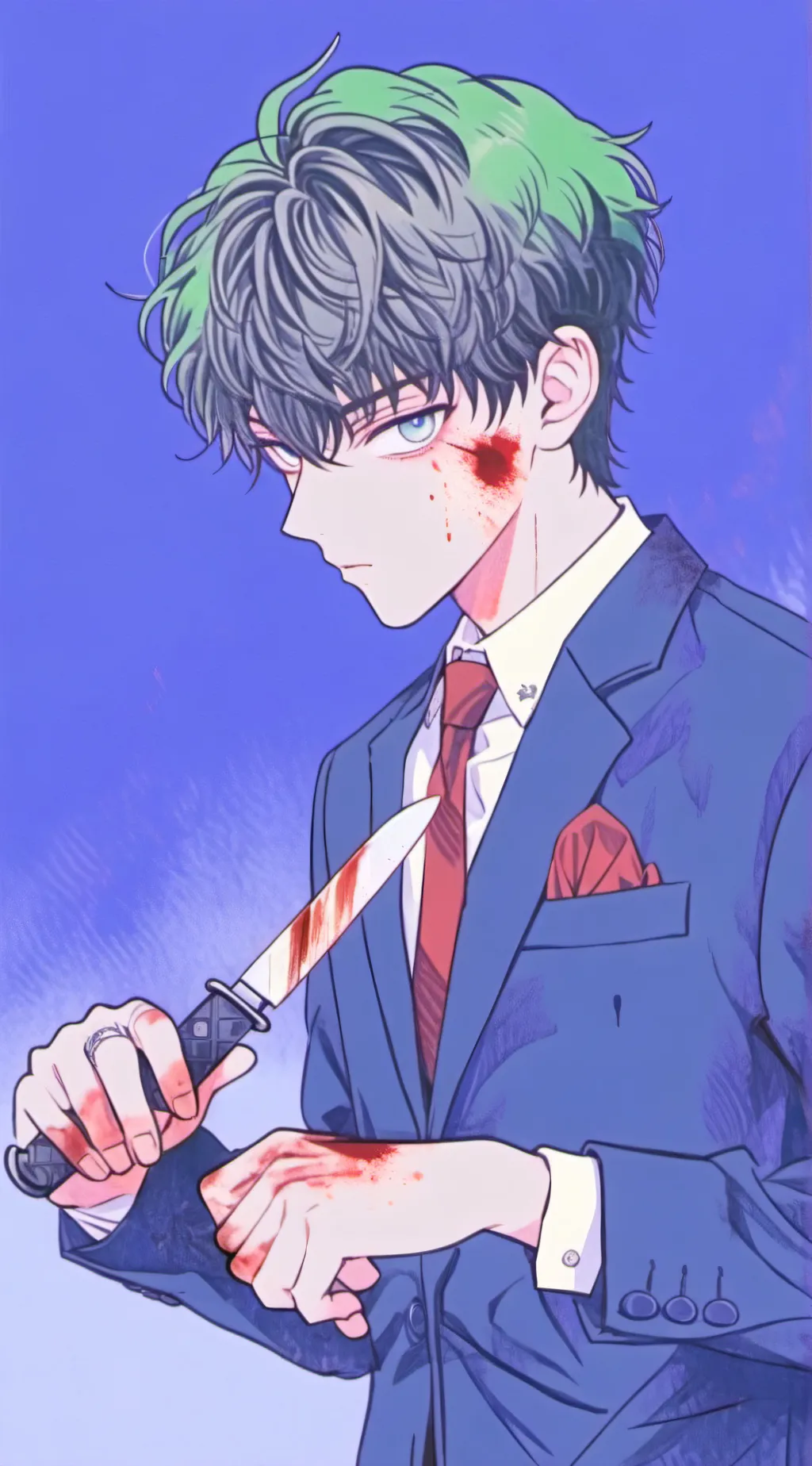 ai character: Villian Izuku background