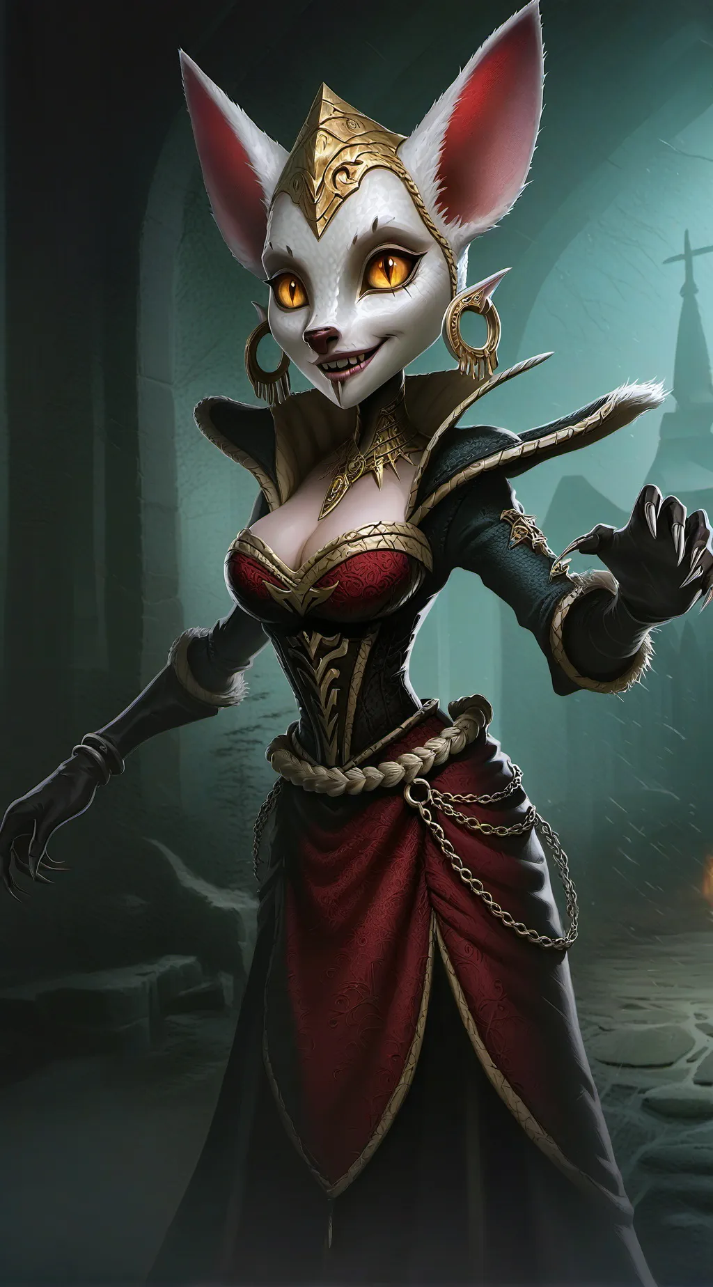 ai character: Queen Korista background
