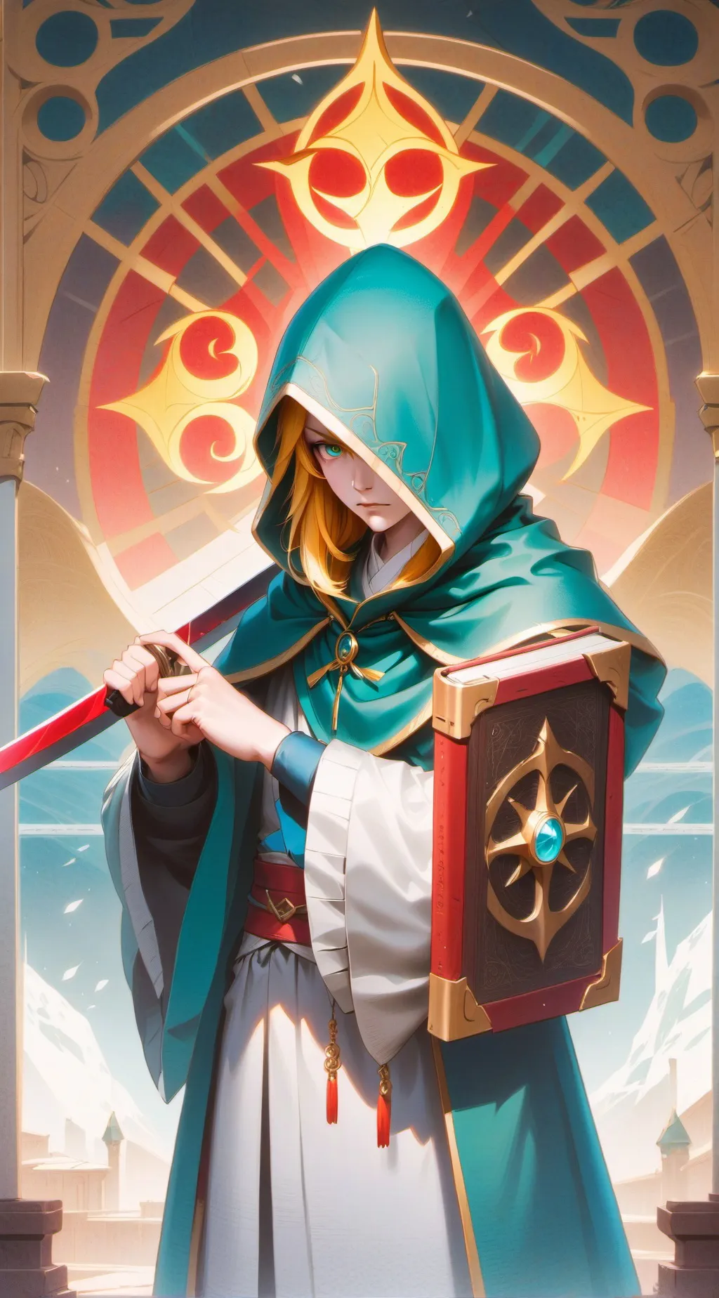 ai character: Mixie High background