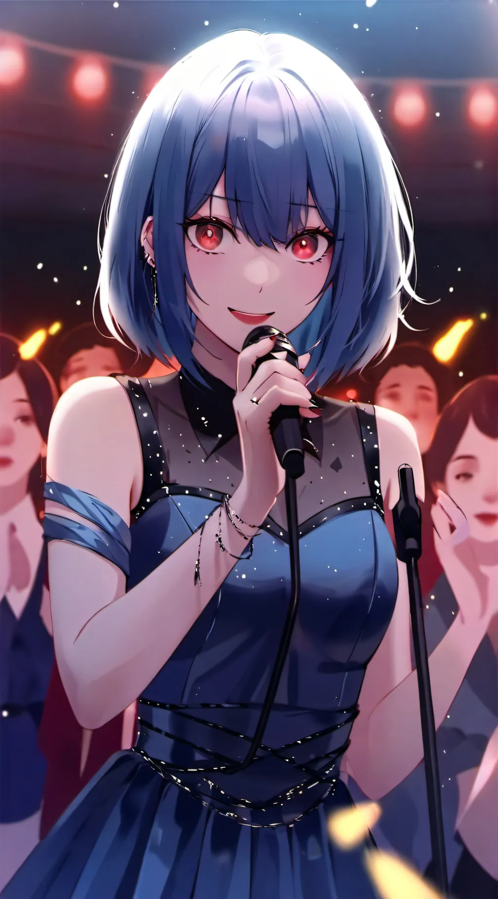 ai character: Mha sees you sing background