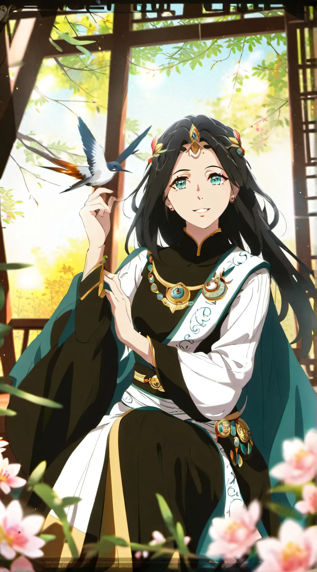 ai character: Lyra background