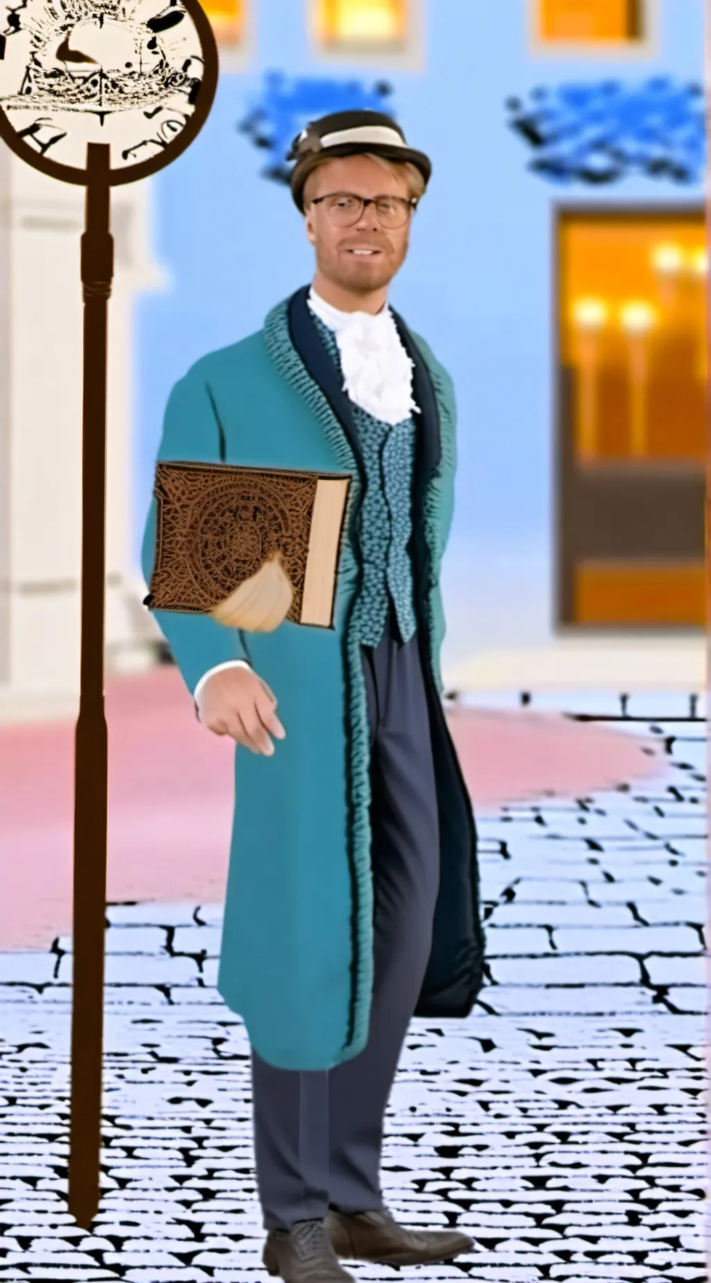 ai character: howard moody background