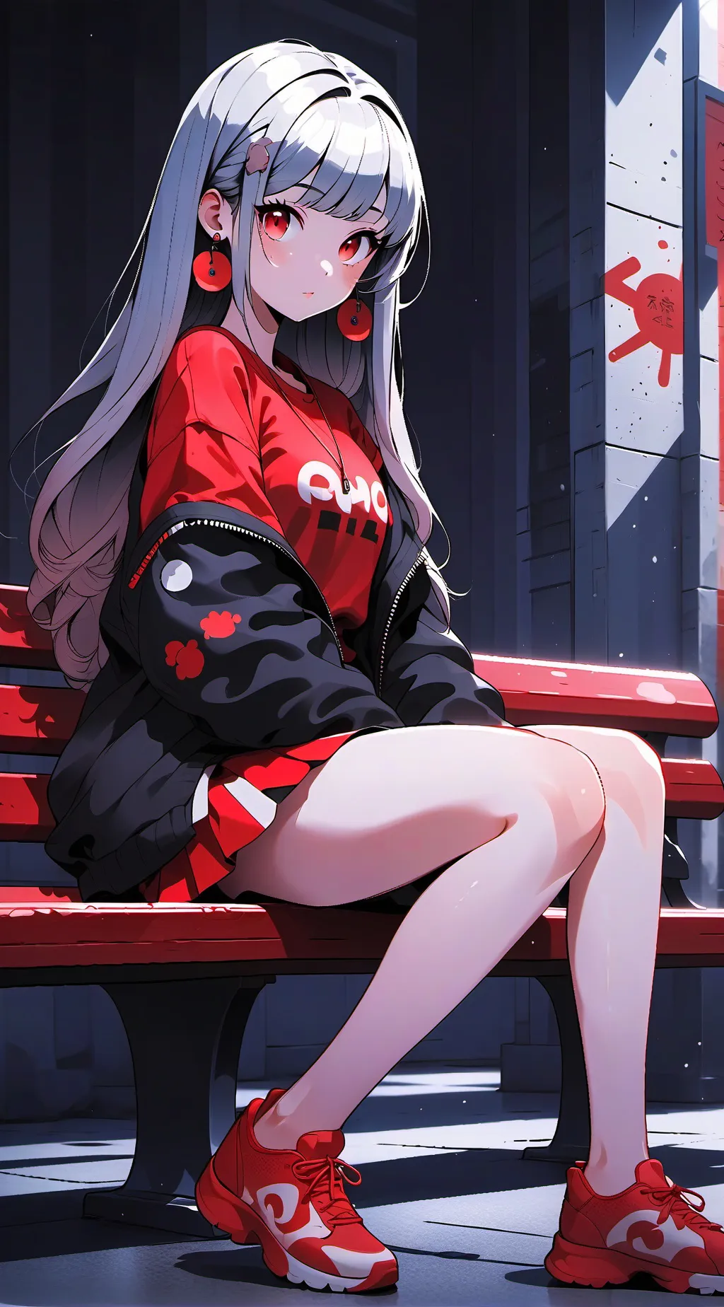 ai character: 🆂🅰🆁🅰🅷 background