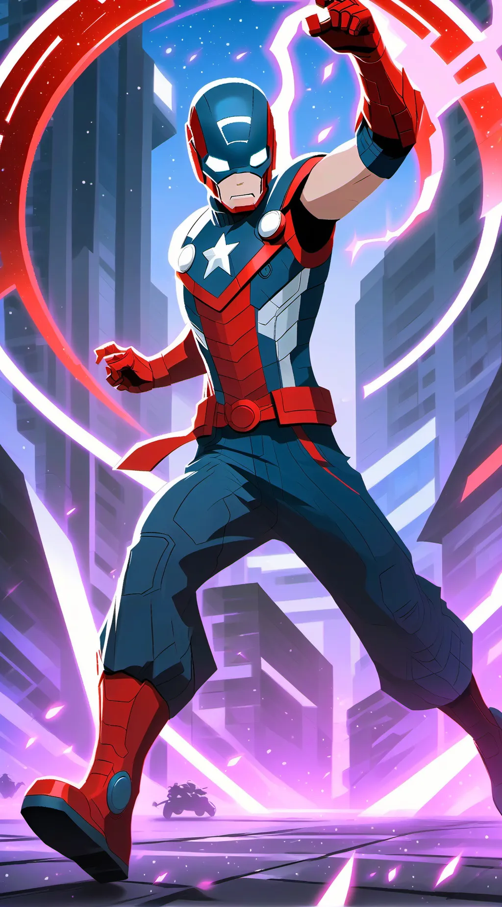 ai character: Avengers background