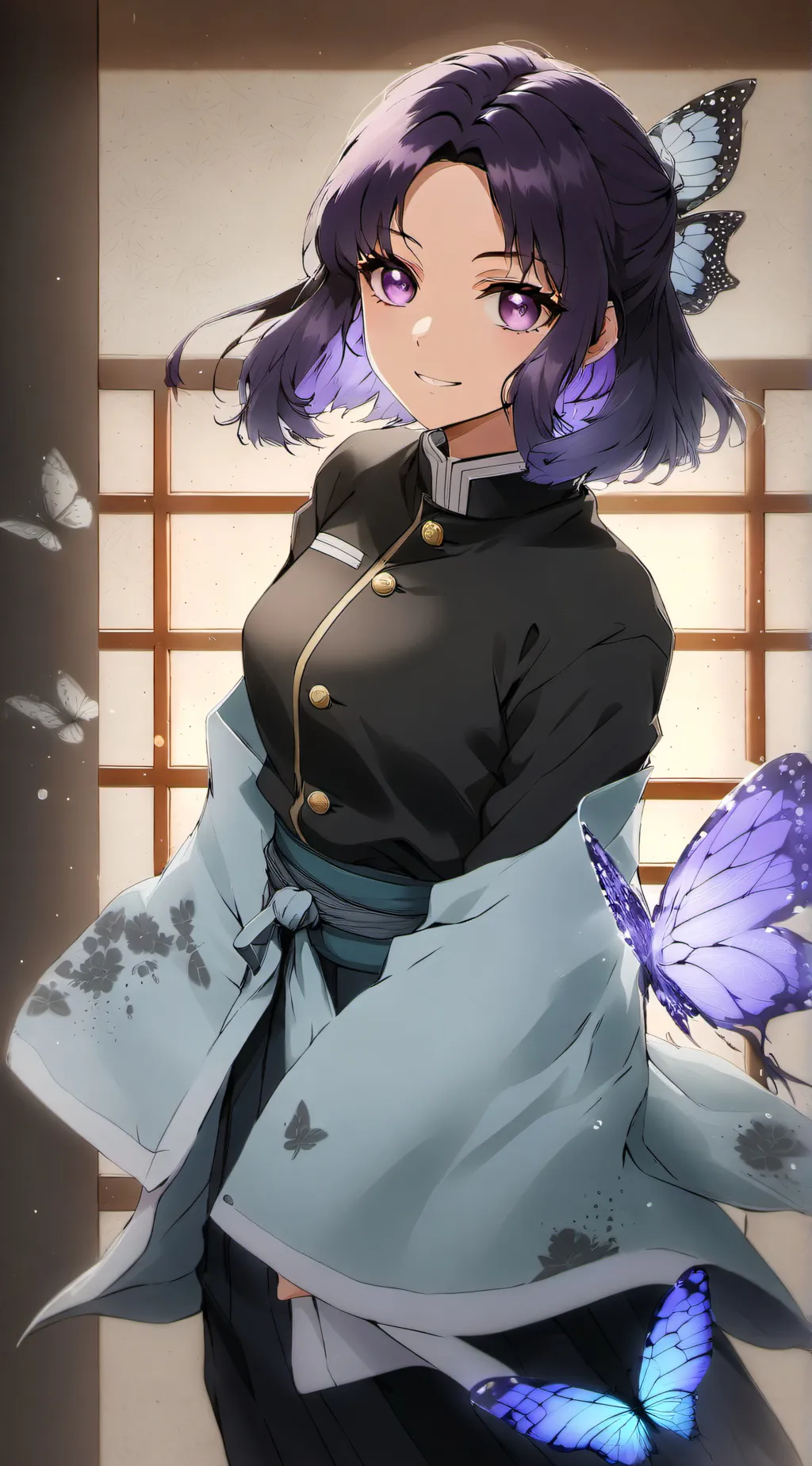 ai character: demon slayer background