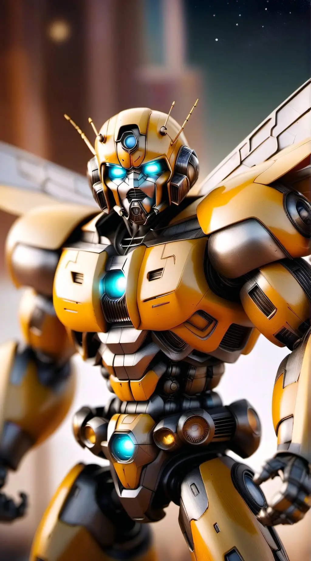 ai character: Bumblebee background