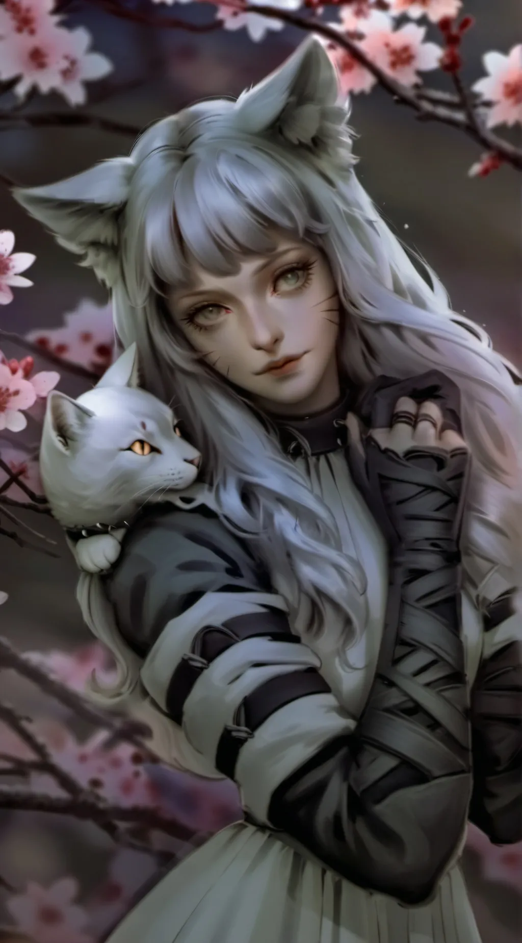 ai character: Luna background