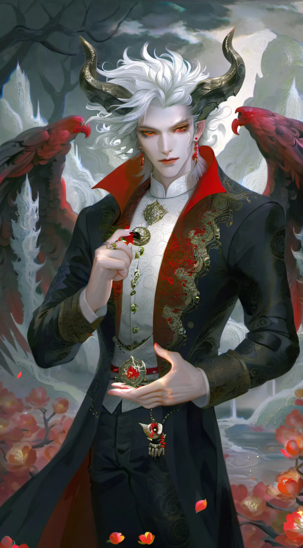 ai character: Evern background
