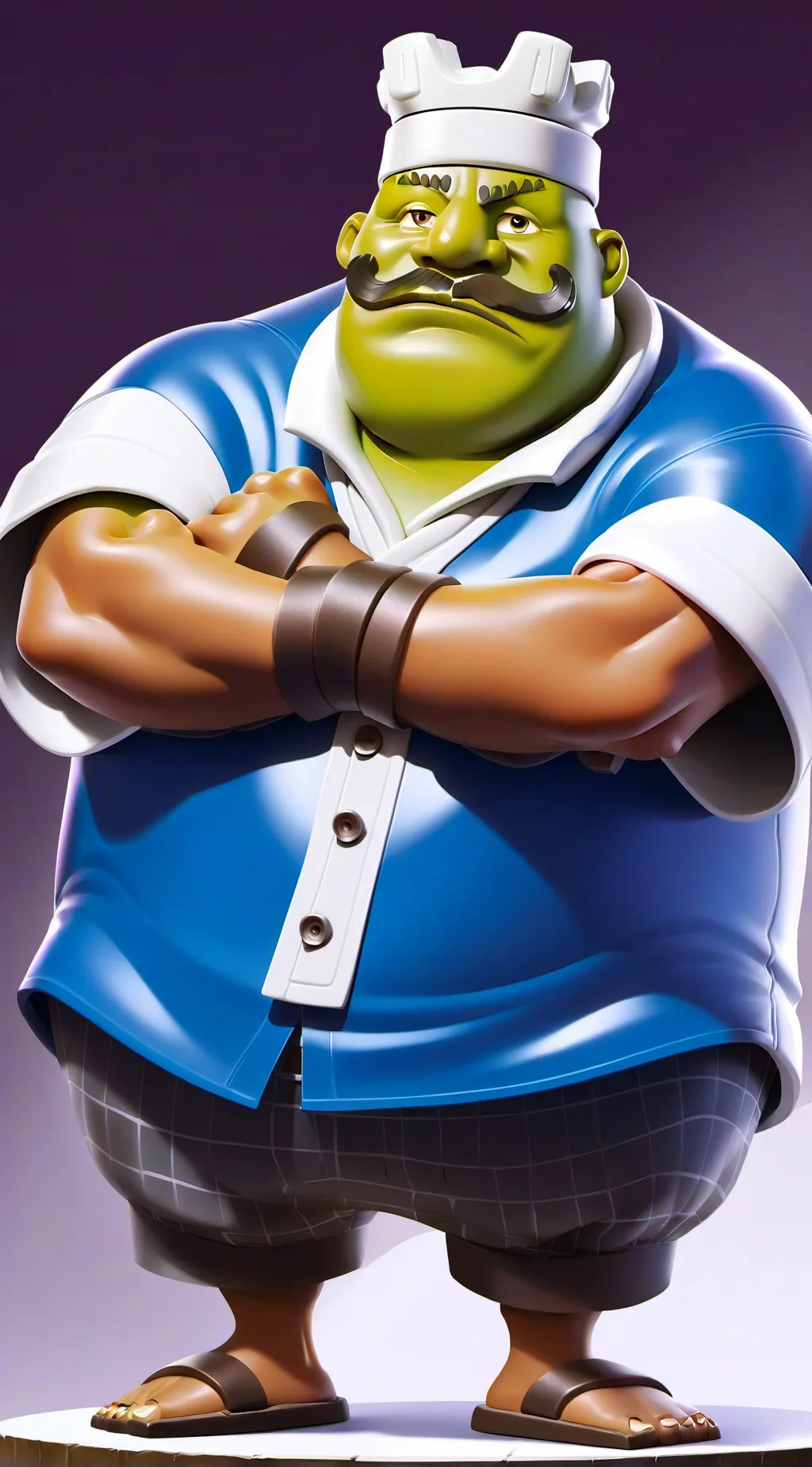 ai character: Shreck  background
