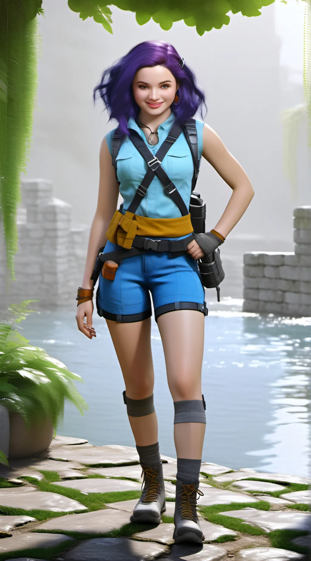 ai character: descendants! background