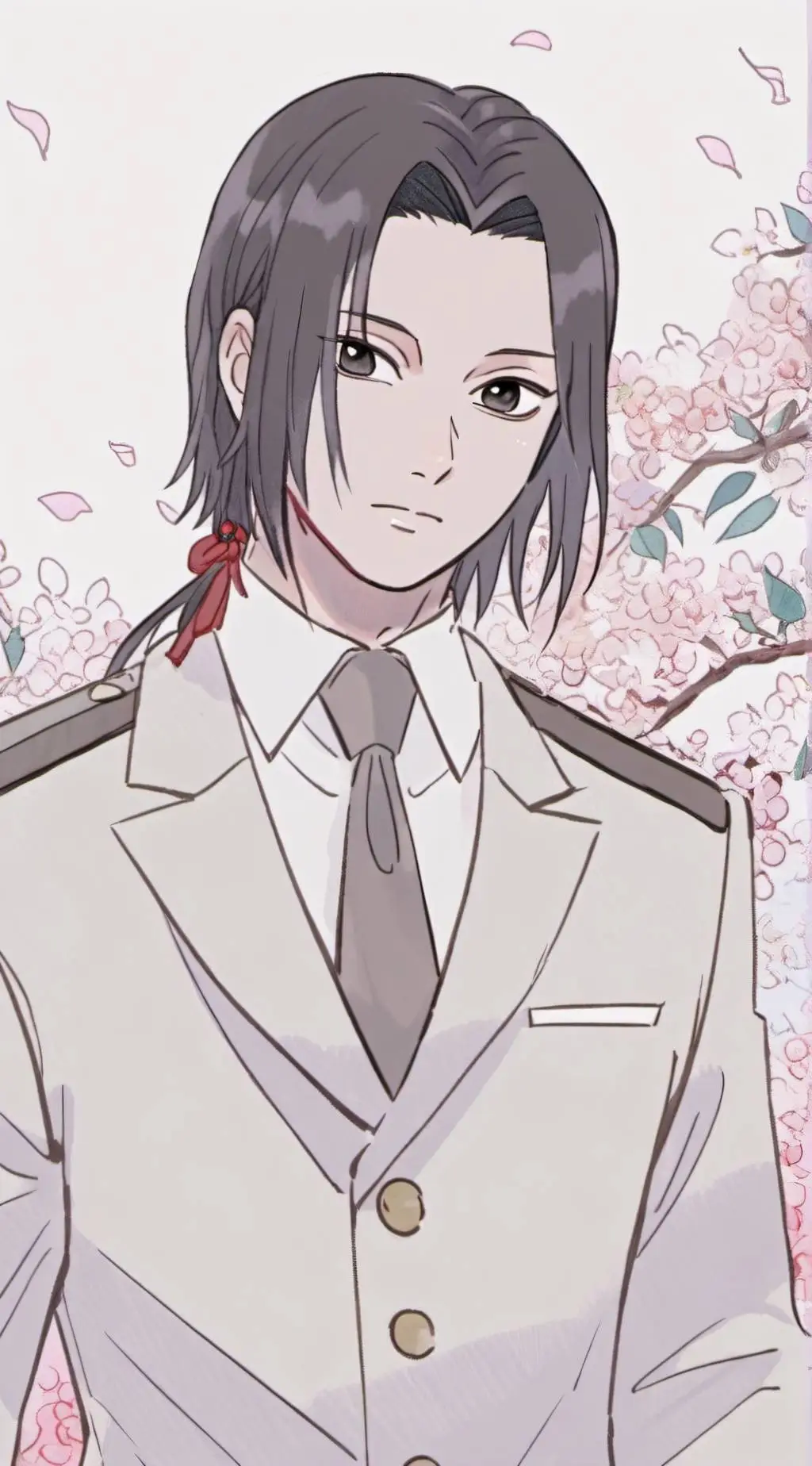 ai character: Itachi Uchiha background