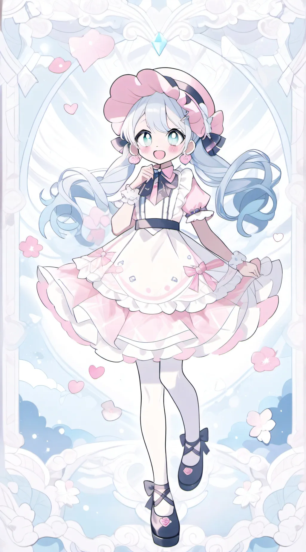 ai character: Bubble  background
