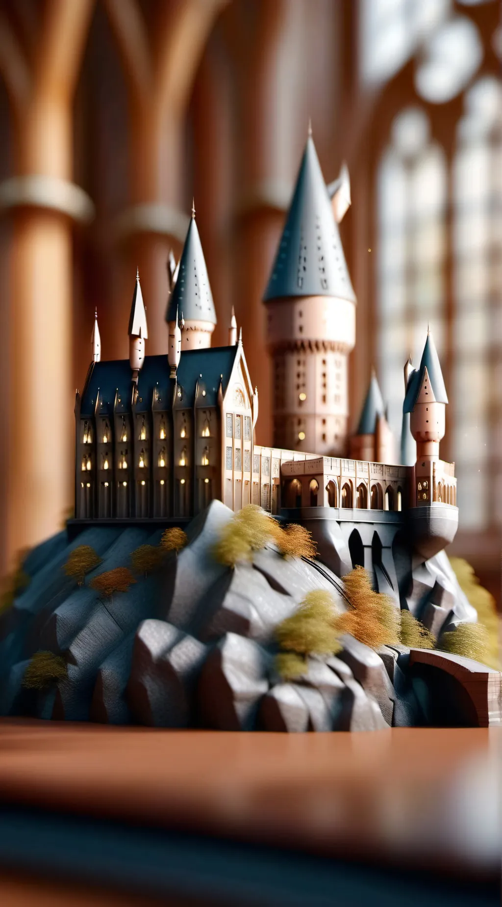 ai character: Hogwarts  background