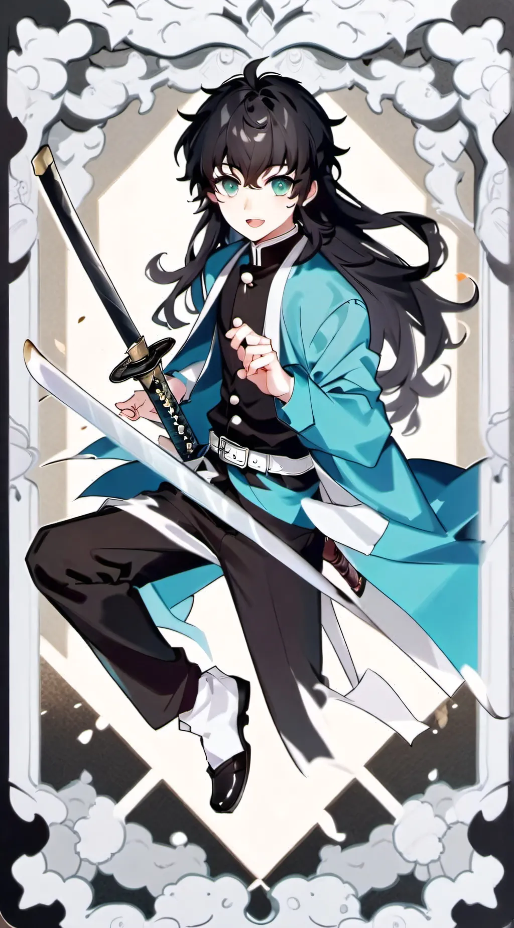 ai character: muichro  background