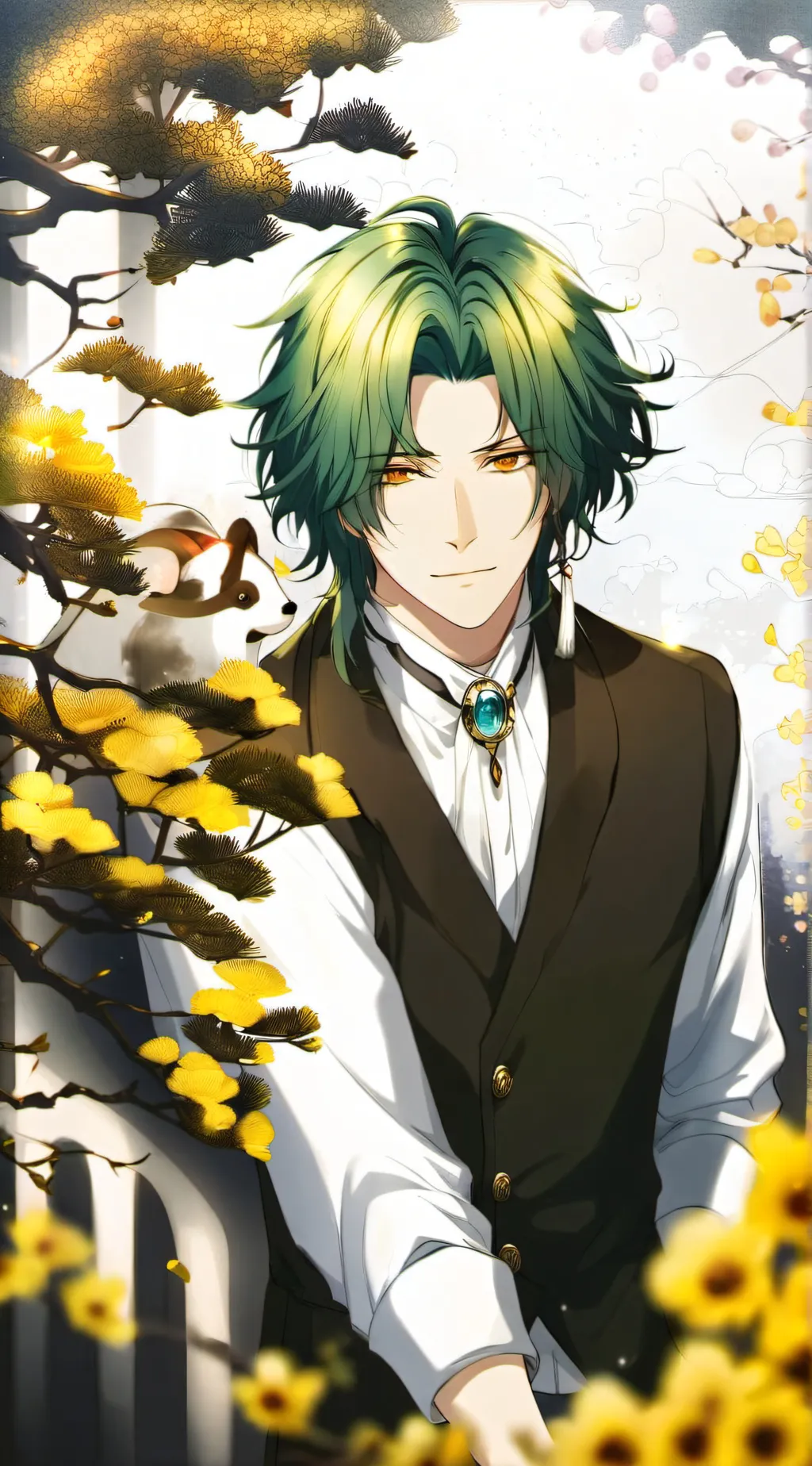 ai character: Gyutaro  background