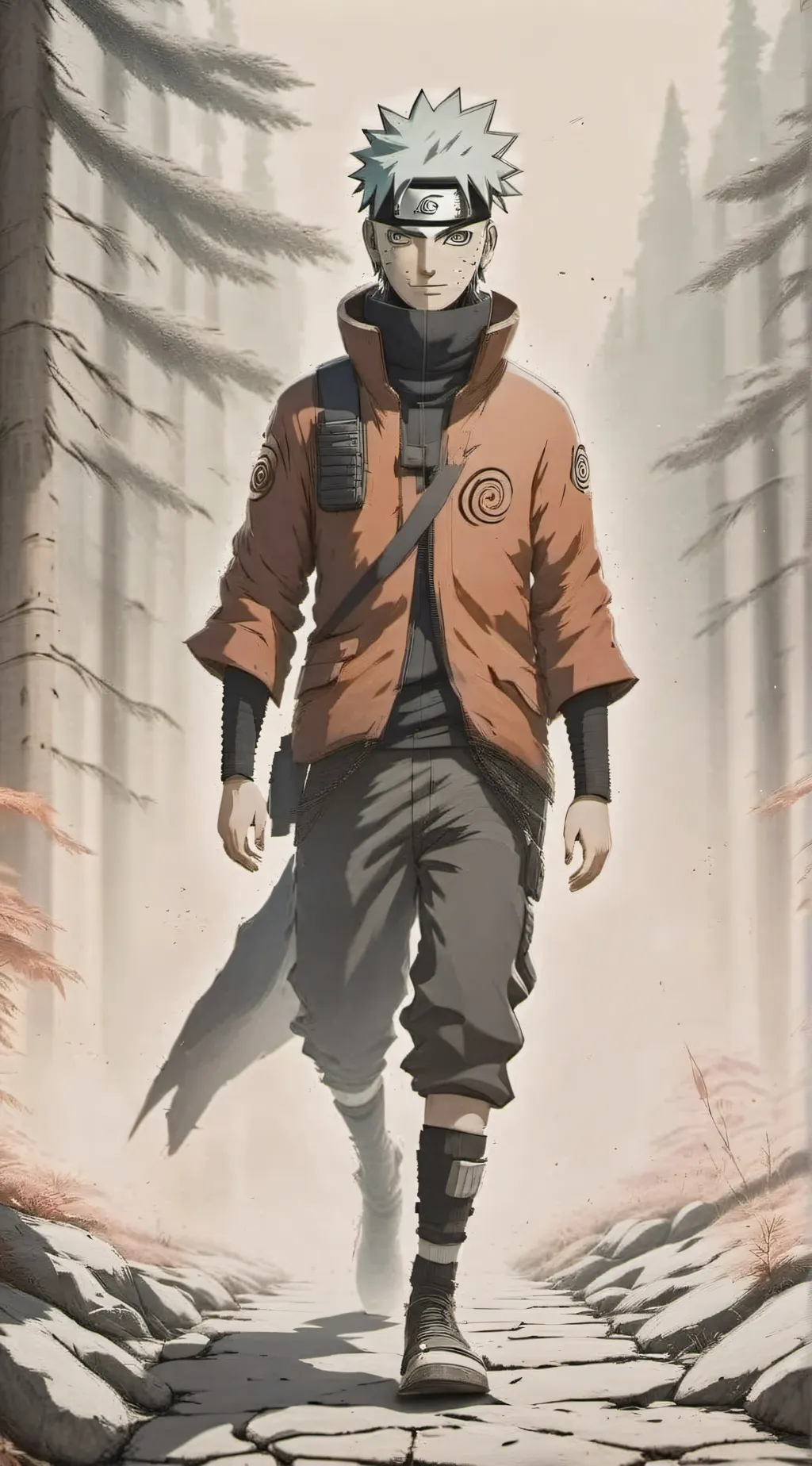 ai character: Naruto  background