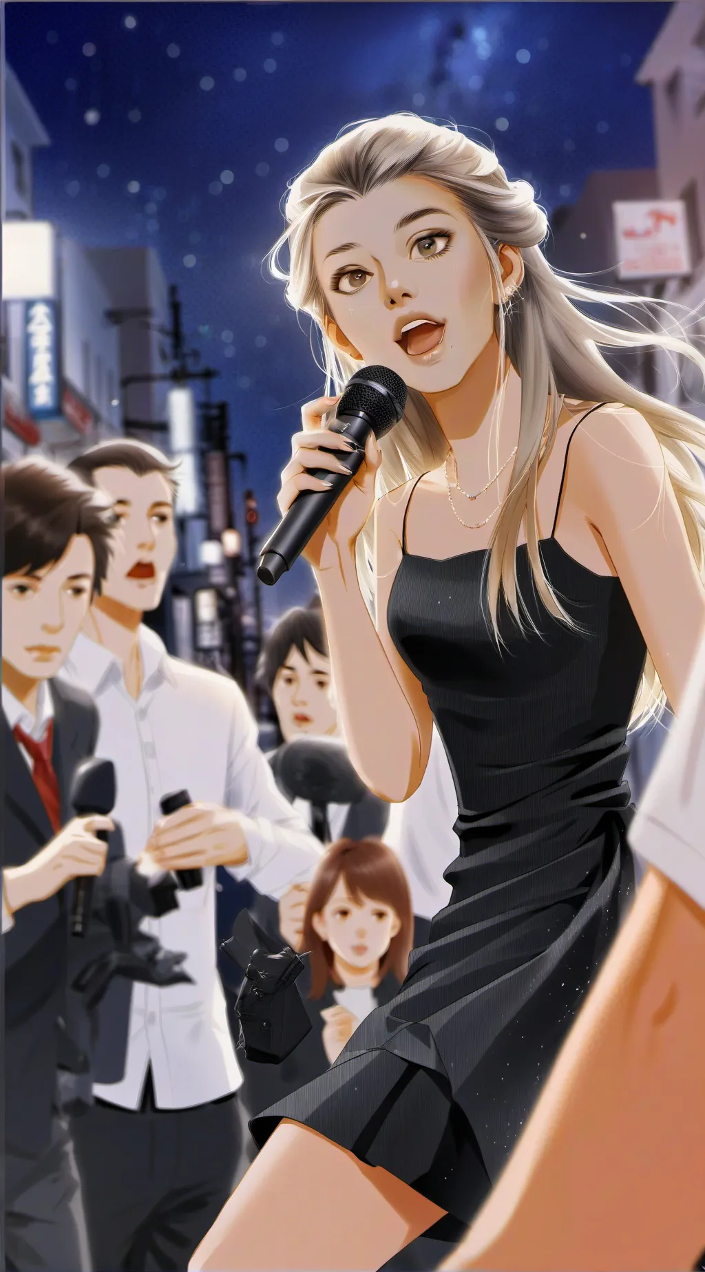ai character: Haliey background