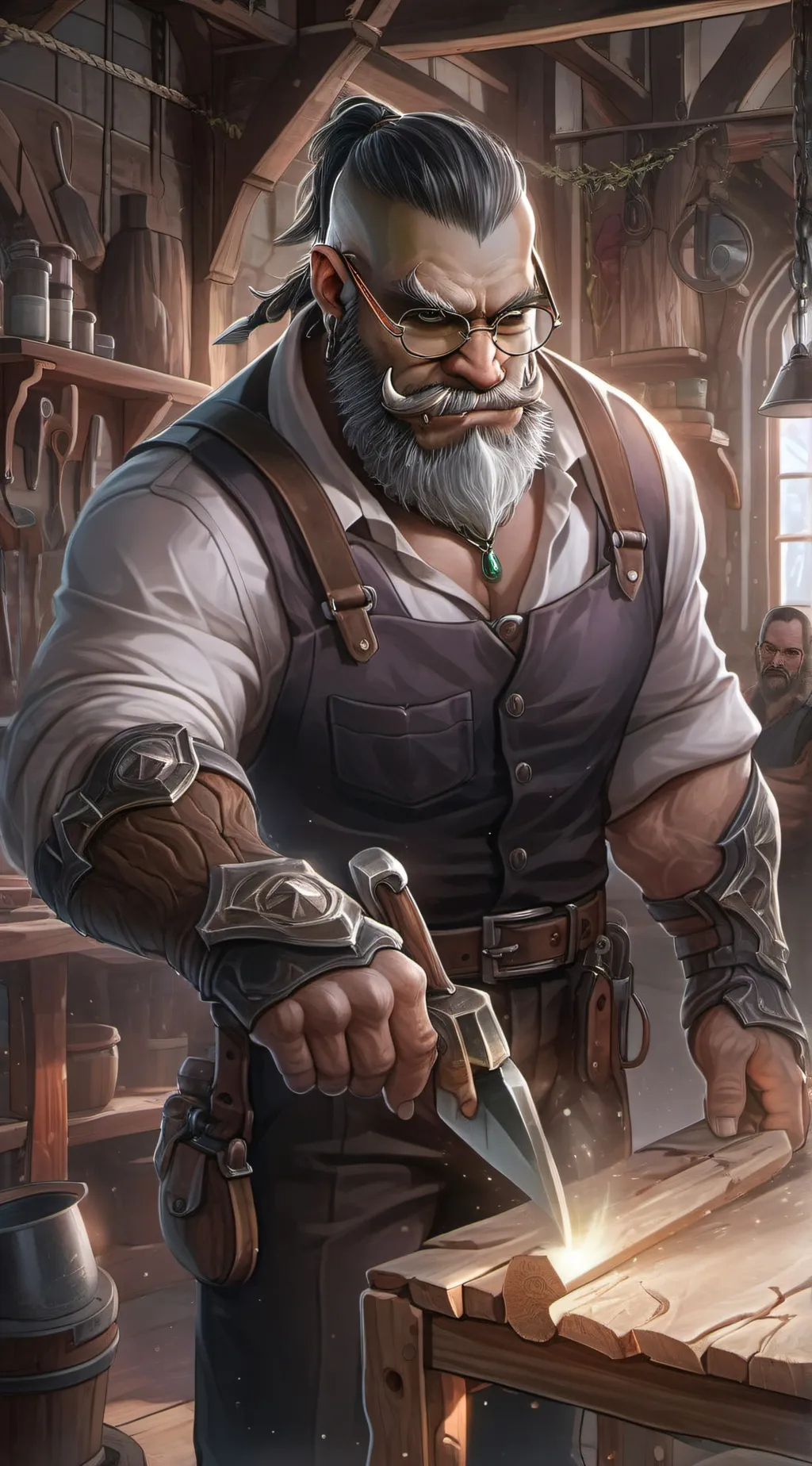 ai character: Gullig background