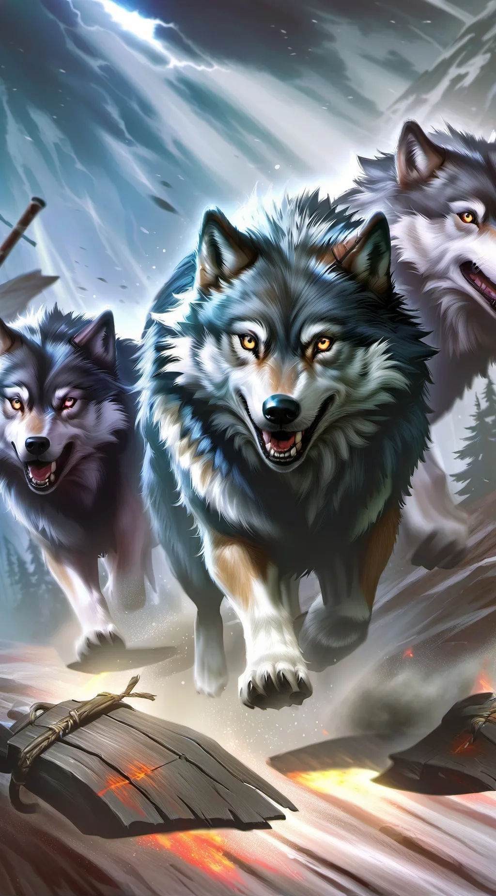 ai character: Wolves  background