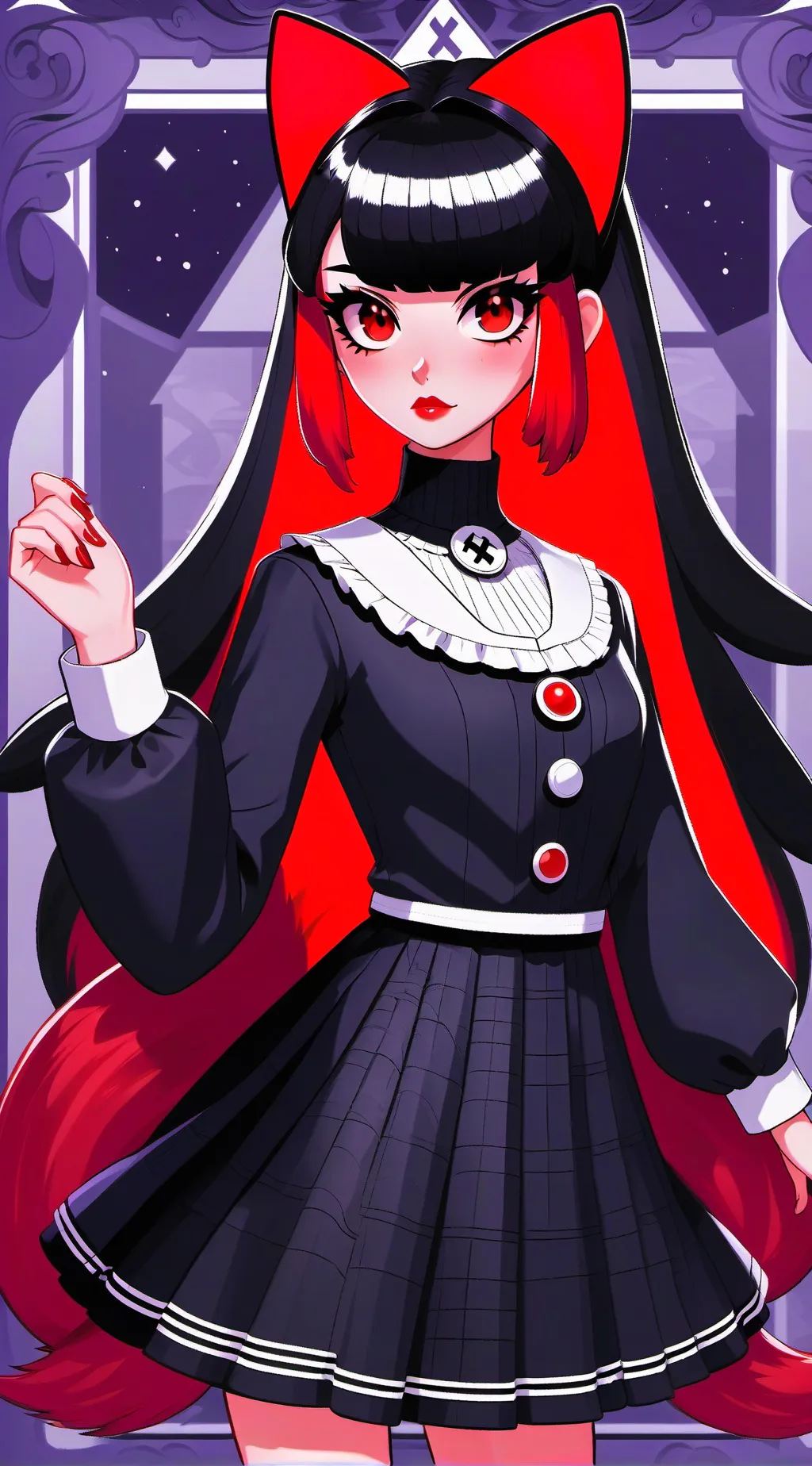 ai character: Anti-furry furry  background