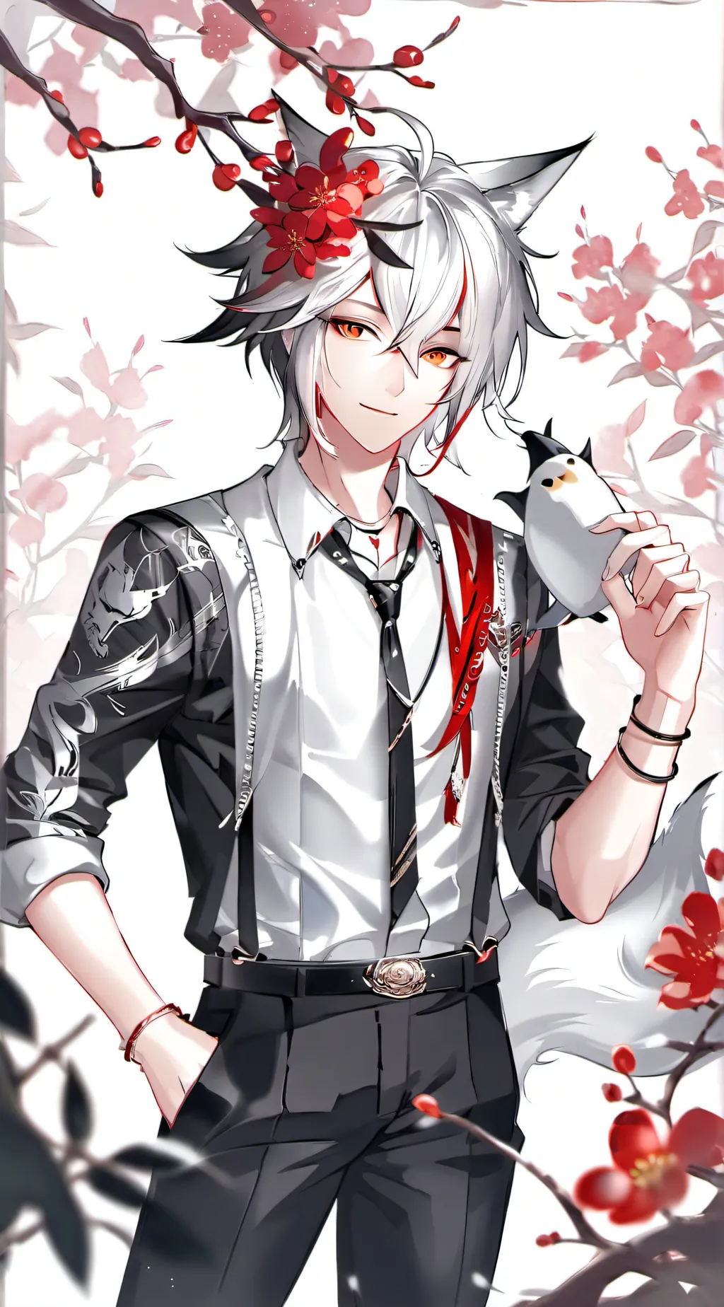ai character: leo ♌ background