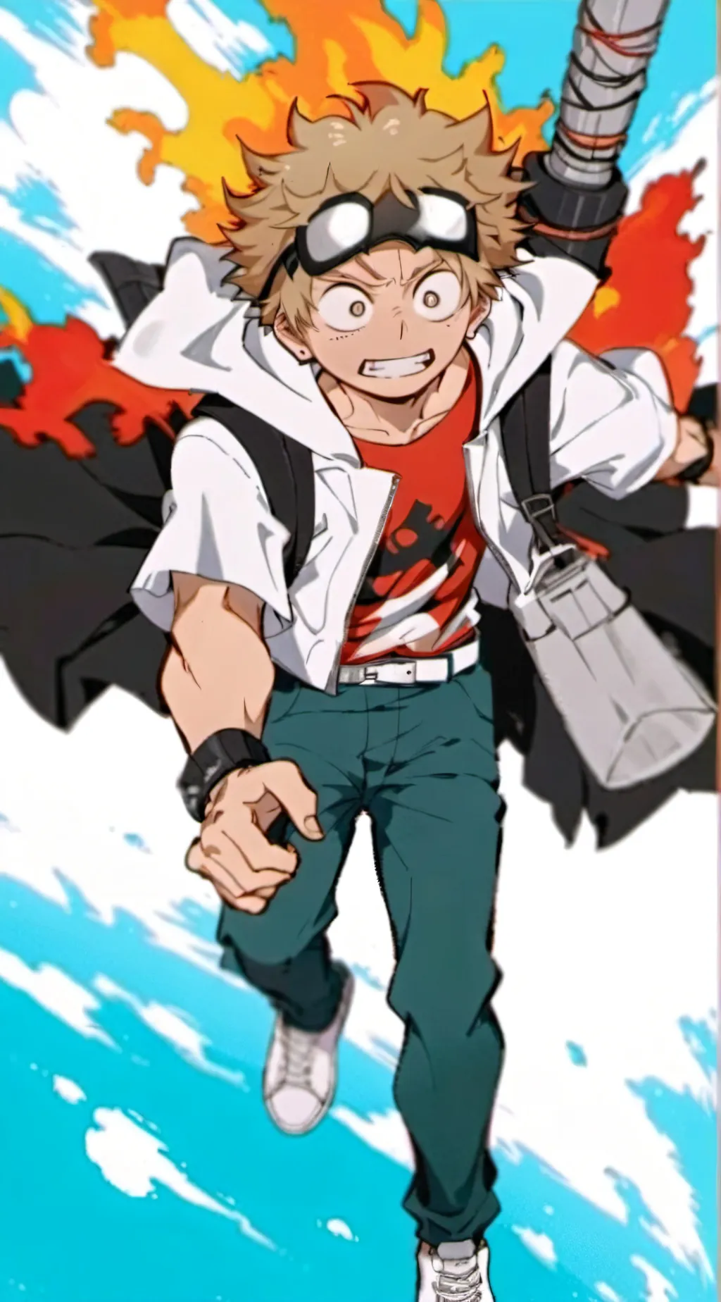 ai character: Mha  background