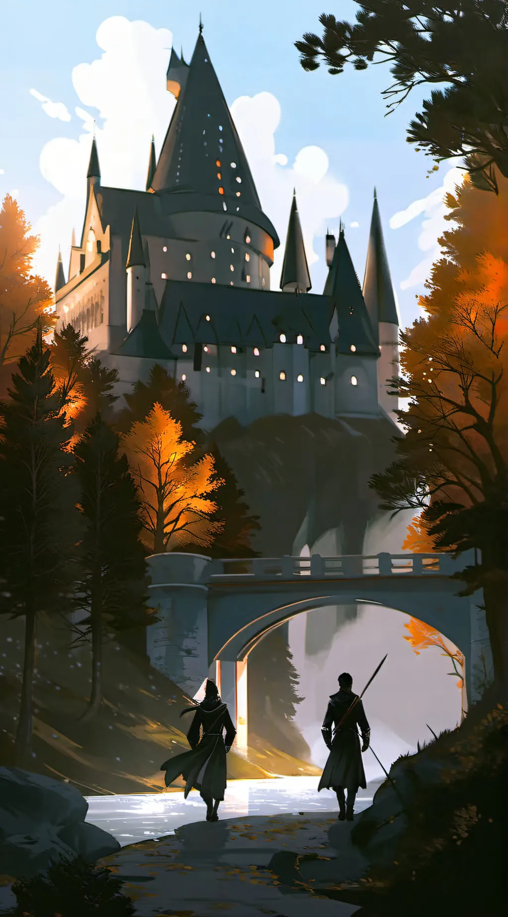 ai character: Hogwarts background