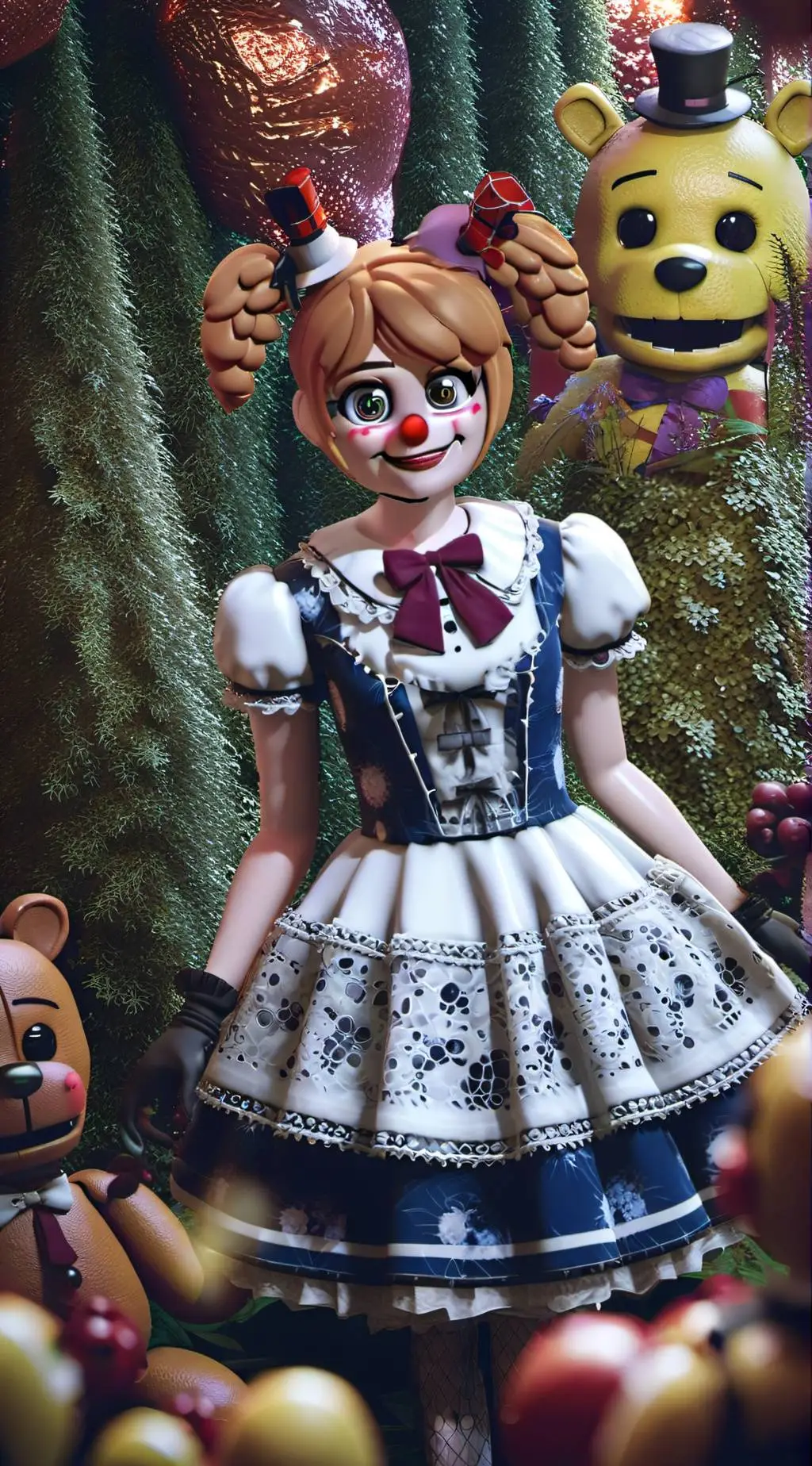 ai character: Lizzy Afton background