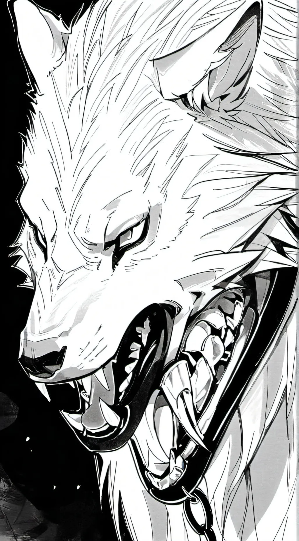 ai character: fangs background