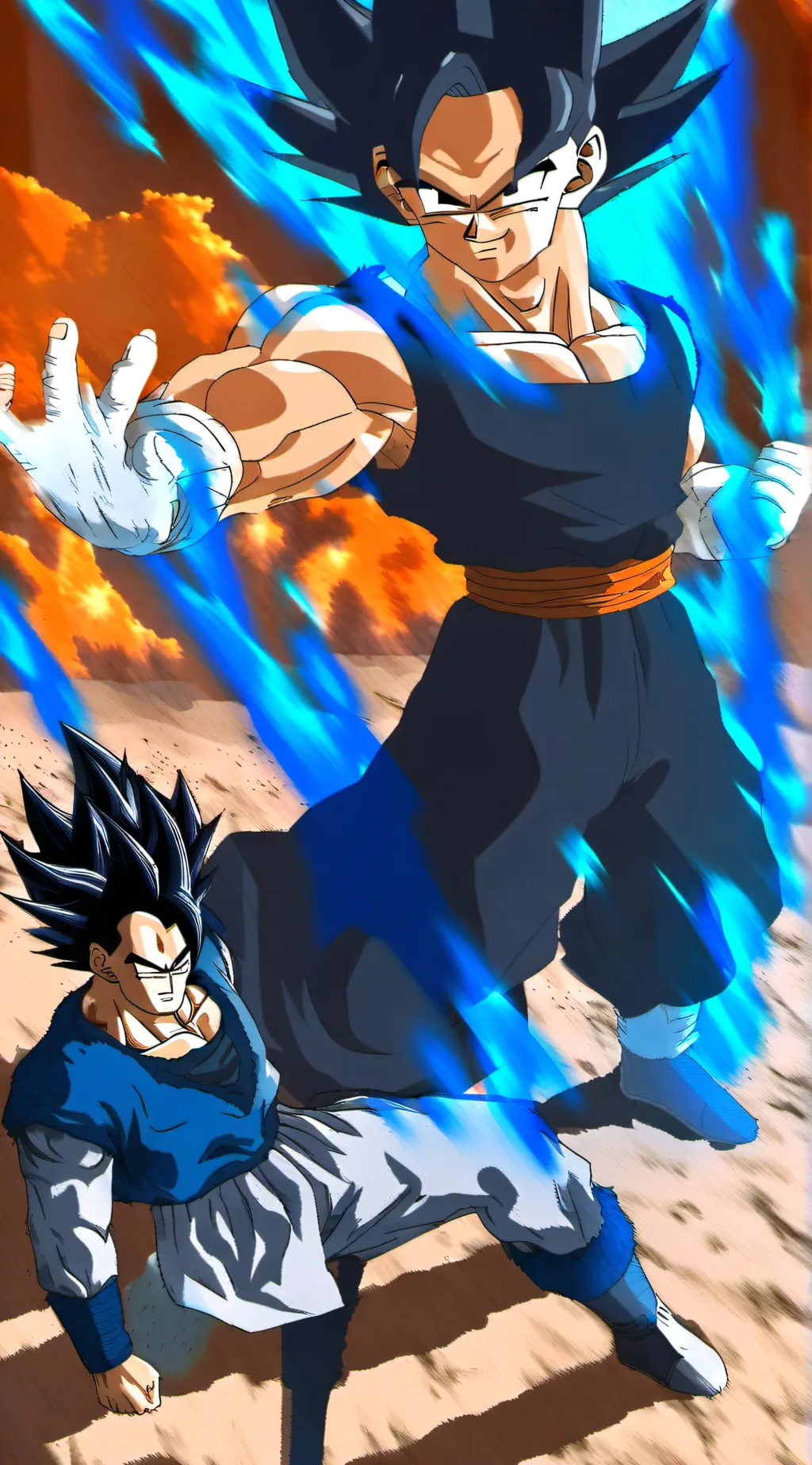 ai character: Vegeta background