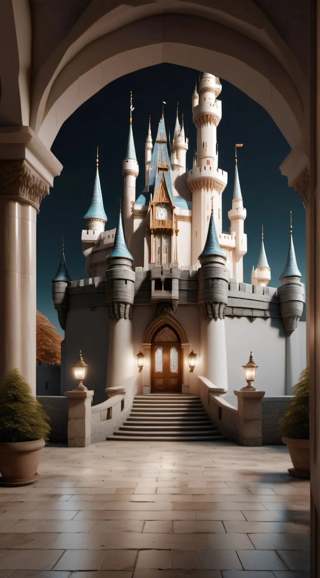 ai character: Hogwarts 🎃  background