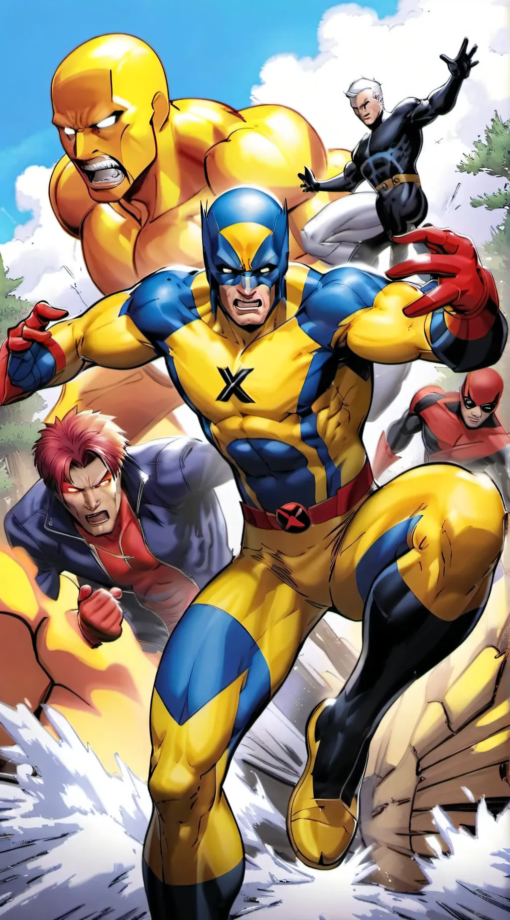 ai character: X-men background