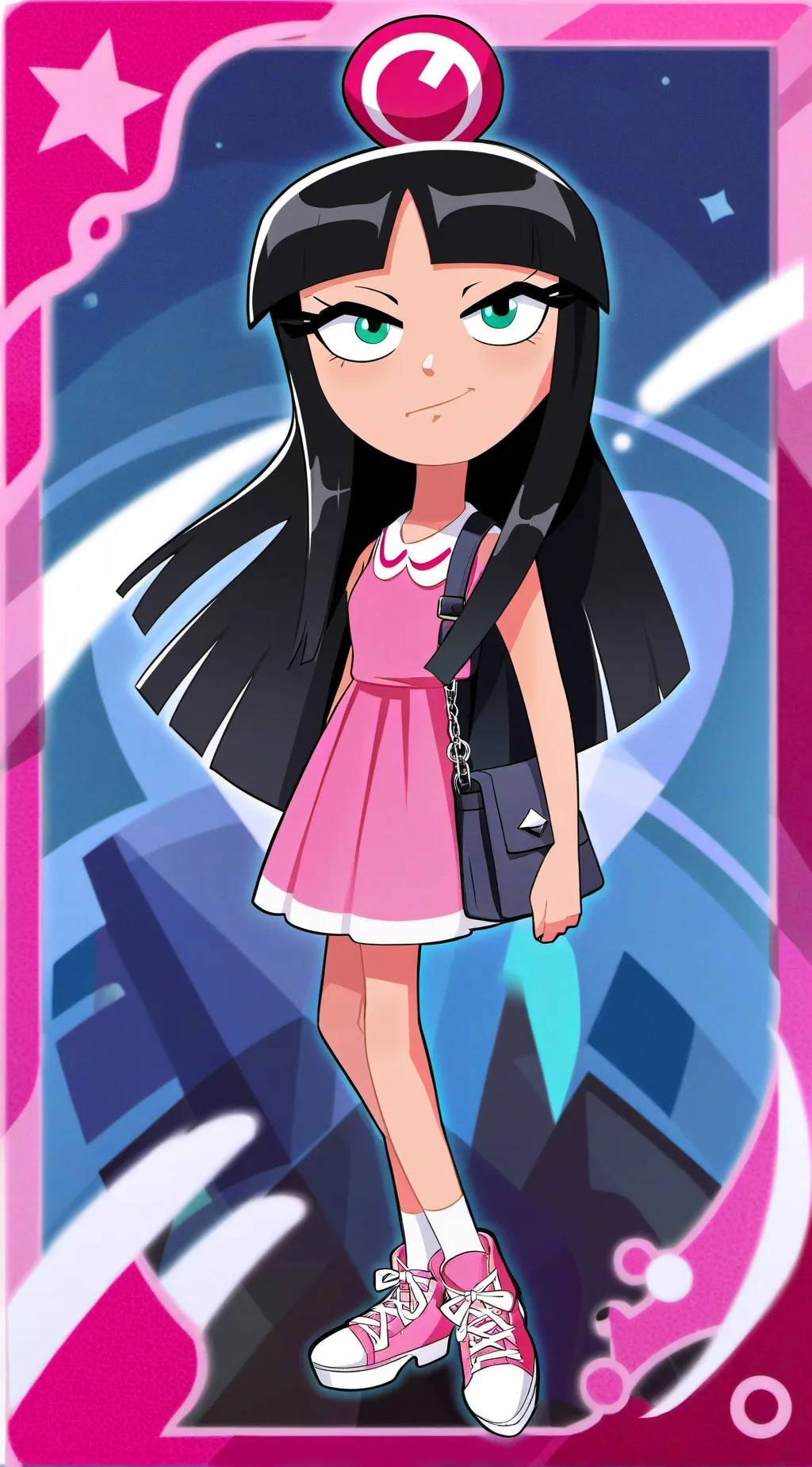 ai character: Isabella (P+F) background
