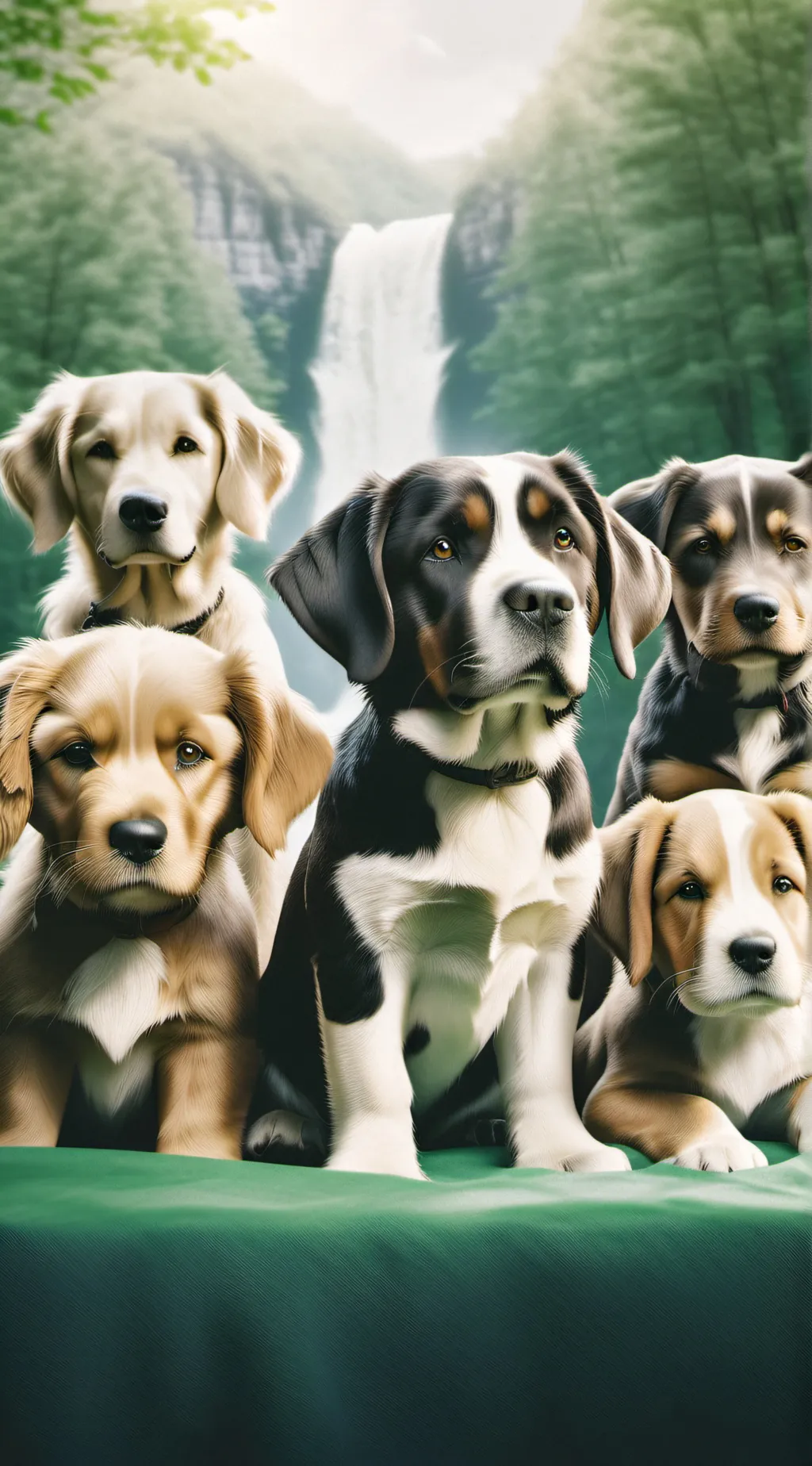ai character: pound puppies background