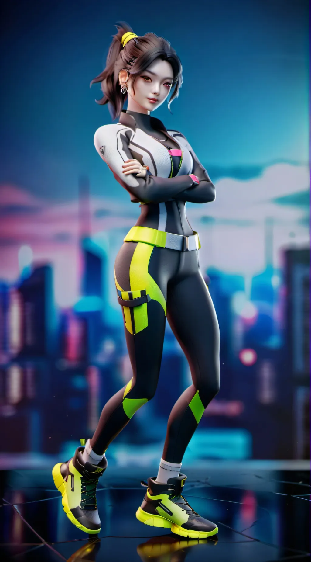 ai character: Aria background