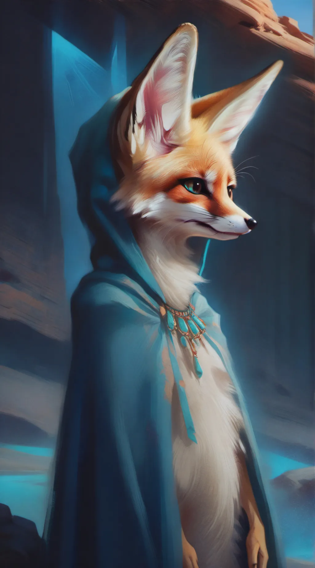ai character: Popy background