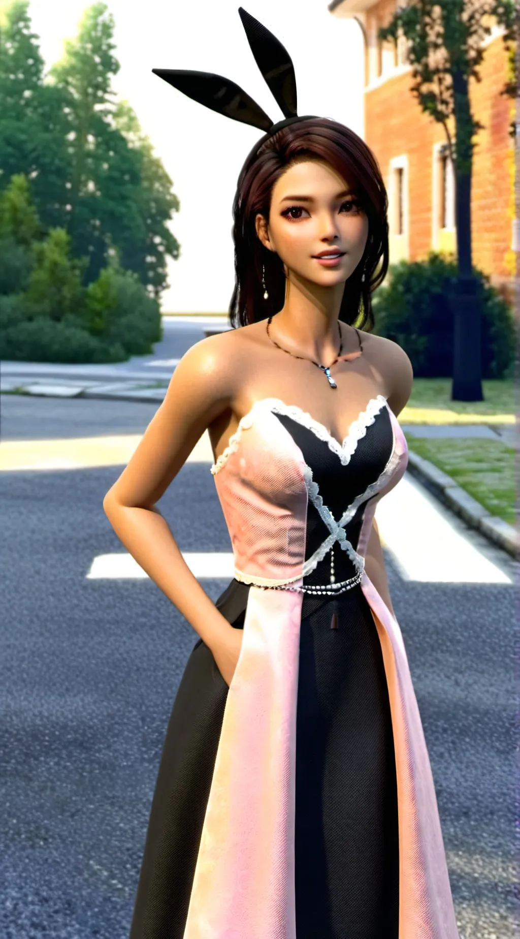 ai character: Bunny doll background