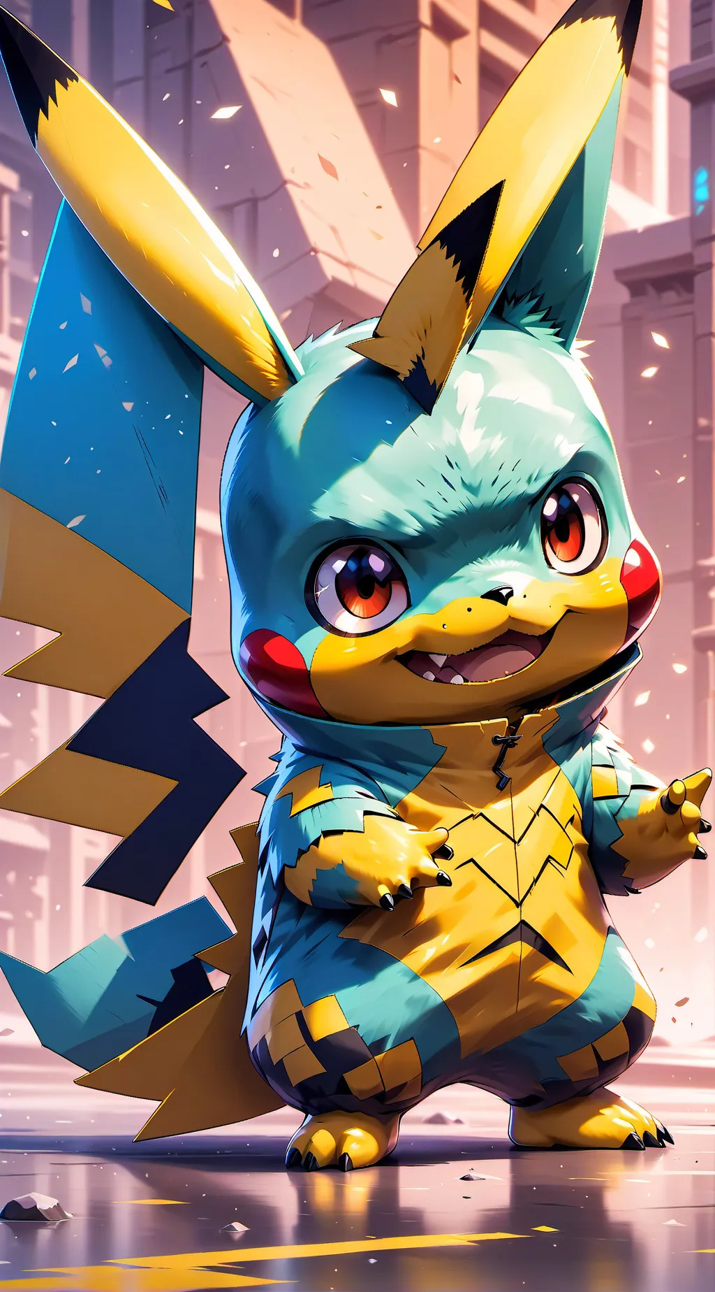 ai character: Pickachou  background