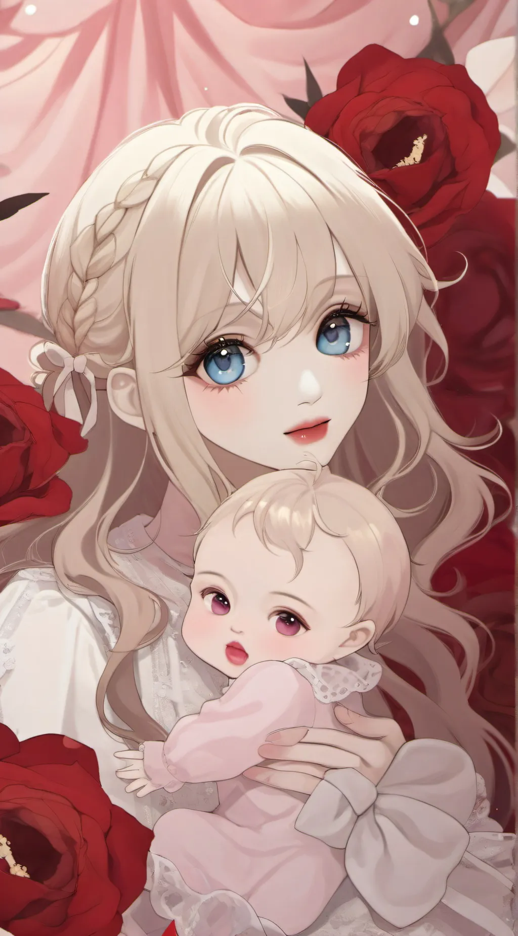 ai character: ella and background