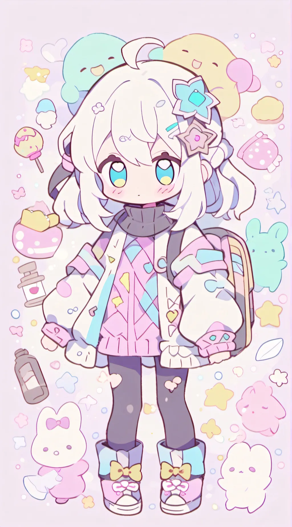 ai character: mha neko vigilante background