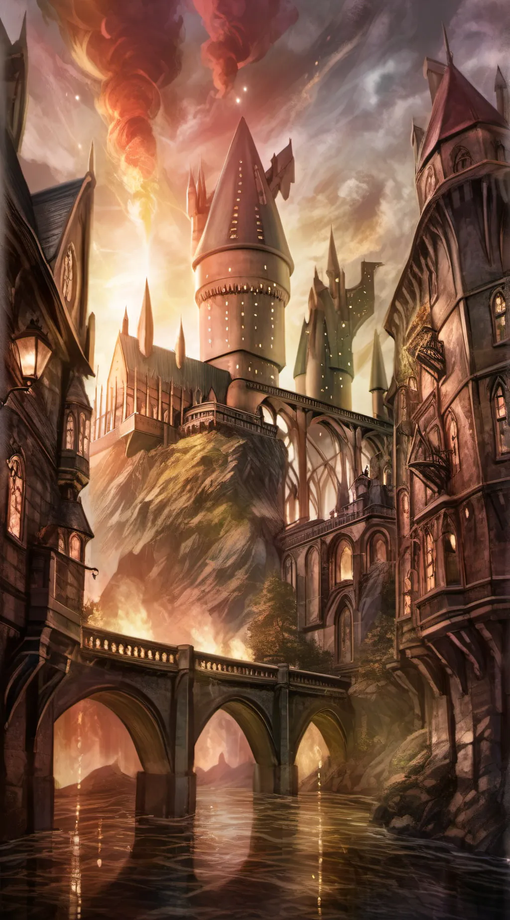 ai character: Hogwarts background